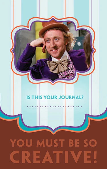Willy Wonka Hardcover Ruled Journal Journal Insight Editions 