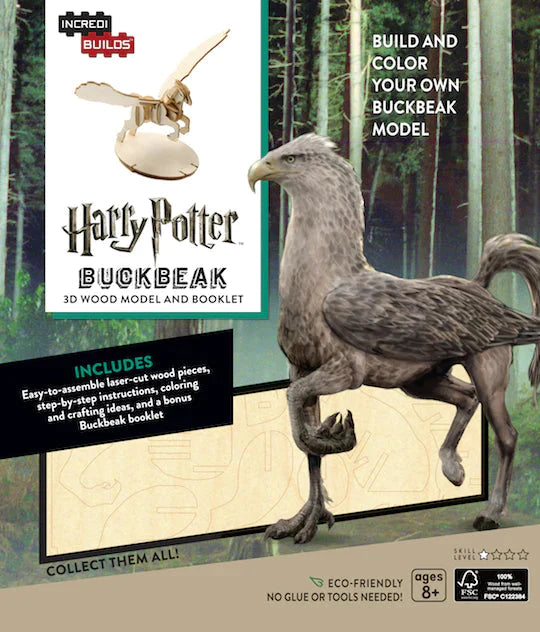 IncrediBuilds: Harry Potter: Buckbeak 3D Wood Model and Booklet Incredibuild Insight Editions 