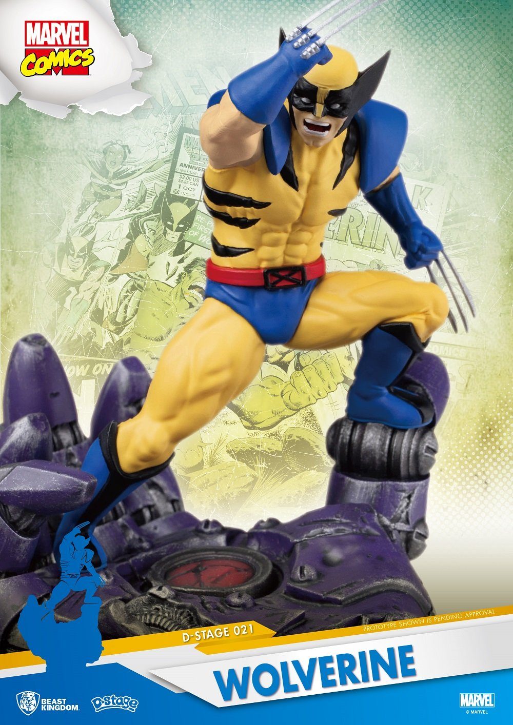 BEAST KINGDOM D-Stage Marvel Comics - Wolverine Collectible Ultra Tokyo Connection 