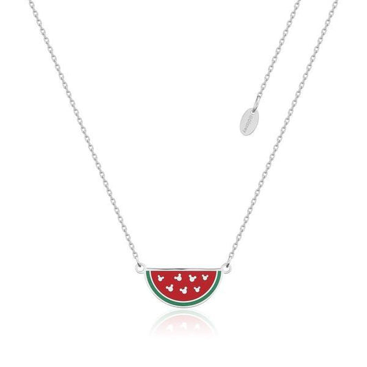 COUTURE KINGDOM Disney Mickey Mouse Watermelon Slice Enamel Necklace Jewelry Couture Kingdom 
