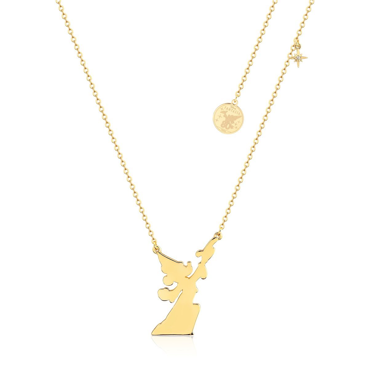 COUTURE KINGDOM- Disney Fantasia Sorcerer's Apprentice Mickey Reach for the Stars Necklace Necklace Couture Kingdom 
